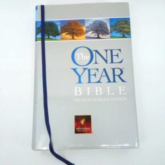 The One Year Bible Premium Slimline New Living Translation Hardcover NLT - Picture 1 of 8